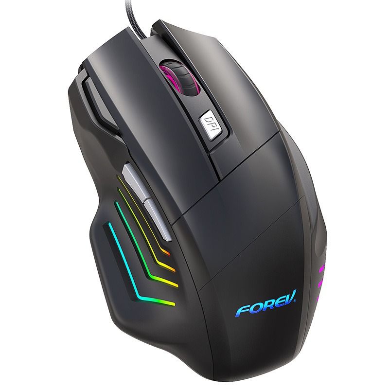 Wired Gaming Mouse FVX7 – 7 Button Ergonomic, Adjustable DPI, RGB Lighting for PC - Annabel's