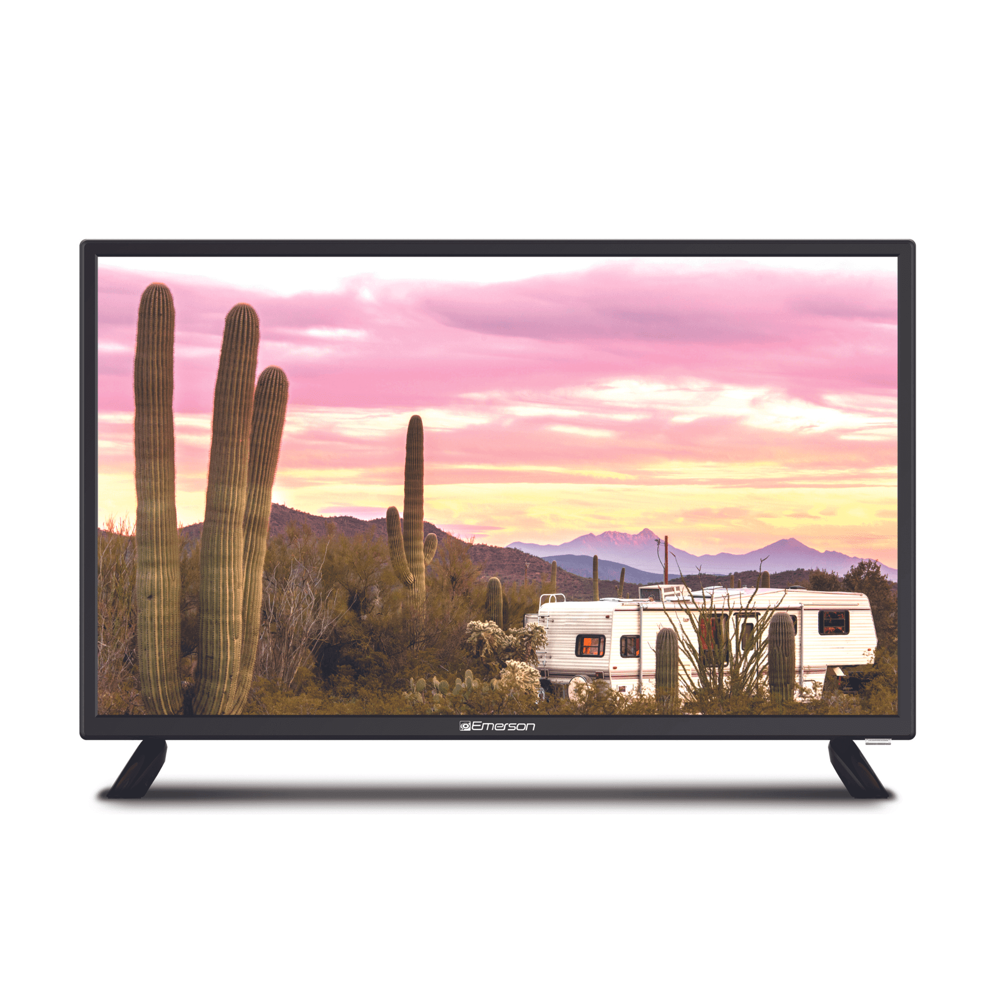 Emerson 24" HD LED TV with Built-in DVD Player – AC/DC 12V, 720p, Wall or Tabletop Mountable - Annabel's